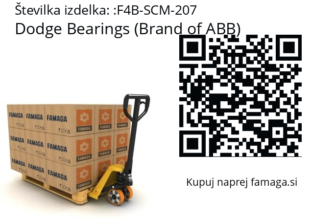   Dodge Bearings (Brand of ABB) F4B-SCM-207