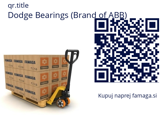   Dodge Bearings (Brand of ABB) 7B900136