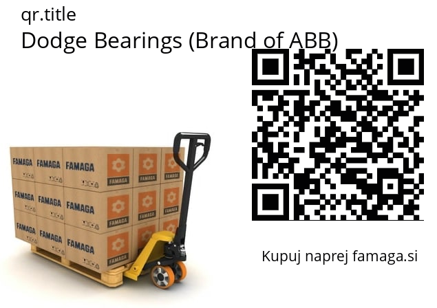   Dodge Bearings (Brand of ABB) 902126
