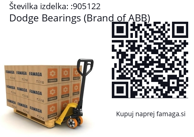   Dodge Bearings (Brand of ABB) 905122