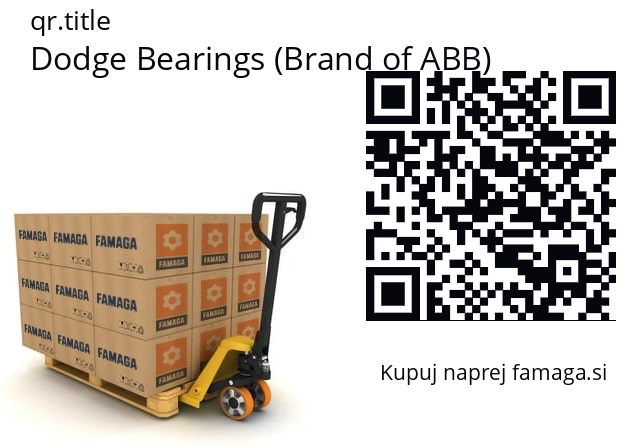   Dodge Bearings (Brand of ABB) .023114