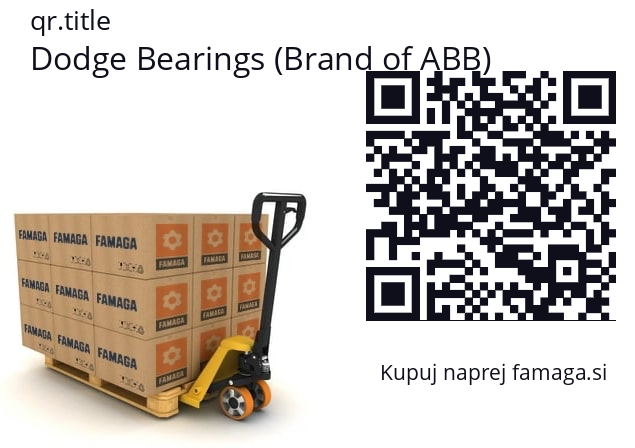  Dodge Bearings (Brand of ABB) .023131