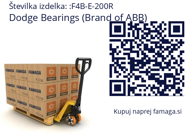   Dodge Bearings (Brand of ABB) F4B-E-200R
