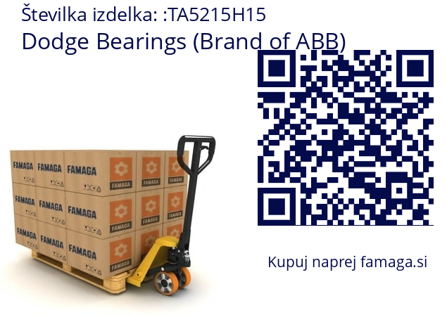   Dodge Bearings (Brand of ABB) TA5215H15